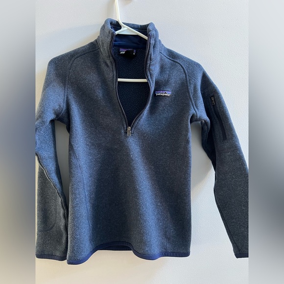 Patagonia W’s Better Sweater 1/4-zip in classic navy. Great condition. XXS - Picture 2 of 3